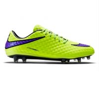 Бутсы NIKE HYPERVENOM PHANTOM FG (Салатовый) 599843-758 - вид 1 миниатюра