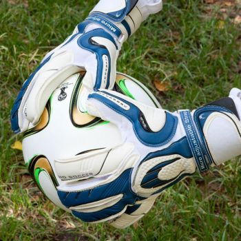 Вратарские перчатки HO SOCCER GHOTTA Roll/Flat (Синий/Белый)