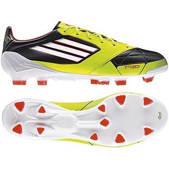 БУТСЫ ADIDAS F50 ADIZERO TRX FG (LEA) (Черный/Желтый) V20272