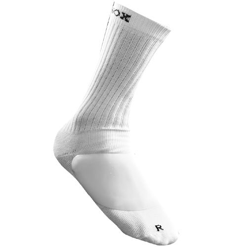Носки футбольные с защитой MetaSox (Белые) MESW
