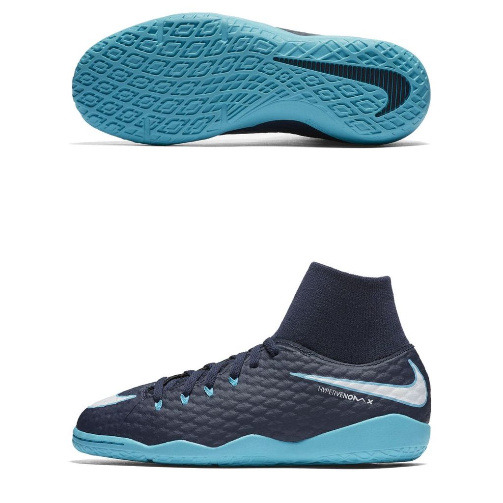 NIKE HYPERVENOMX PHELON III DF IC JR 917774 414 keeper shop.ru