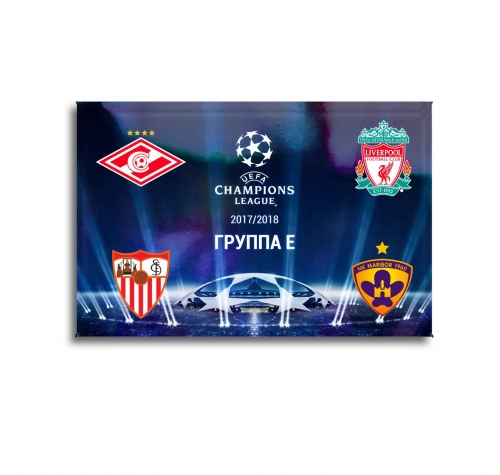 магнит фк "спартак" москва лига чемпионов группа е м4 ПФСм008-33 ПФСМ008-33