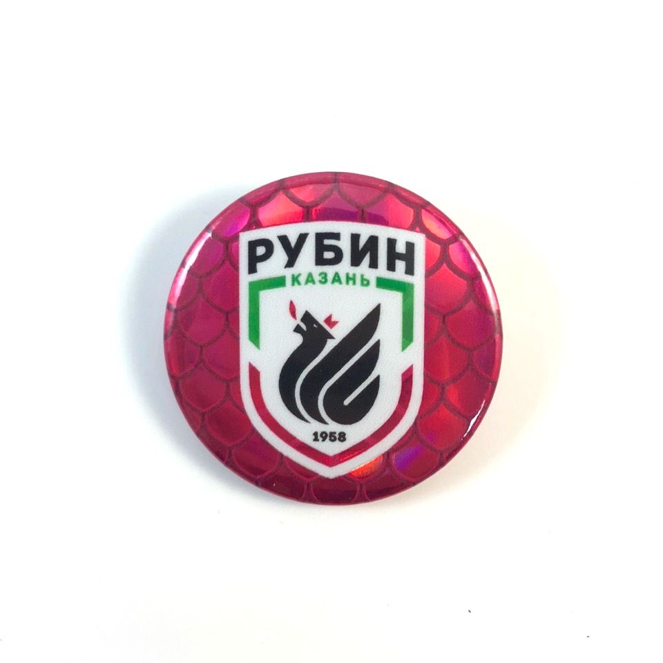 Значок фк рубин чешуя пфрк002-03 ПФРК002-03