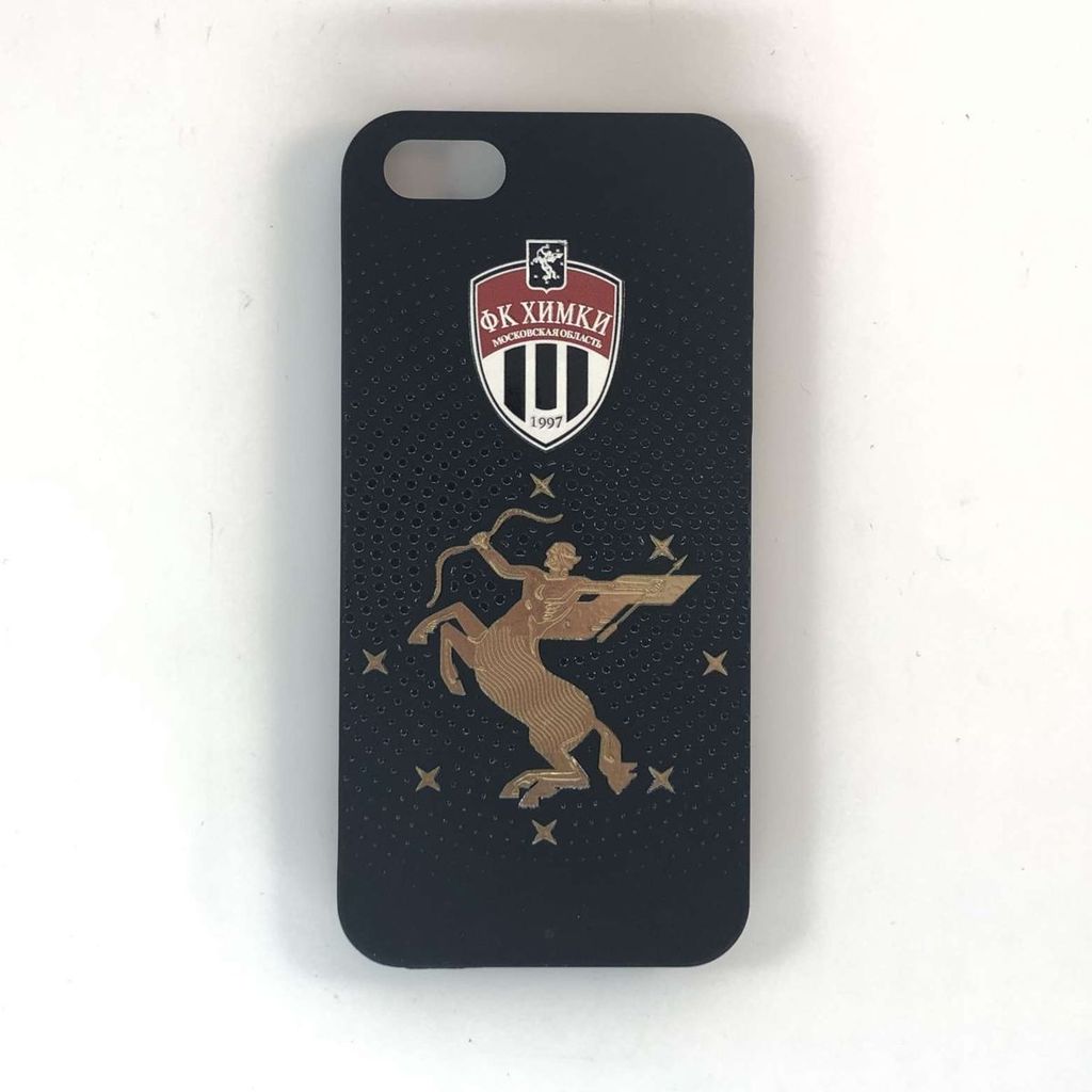 Чехол для IPHONE 5/5S SOFT TOUCH фк химки золотой пфхмк006-01 ПФХМК006-01