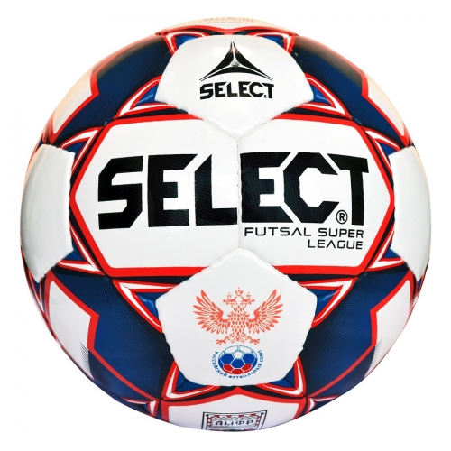 Футбольный мяч SELECT SUPER LEAGUE амфр FIFA бел/син/крас 850718-172