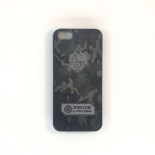 Чехол для IPHONE 5/5S SOFT TOUCH фк цска милитари лого ПФцска006-36 ПФЦСКА006-36