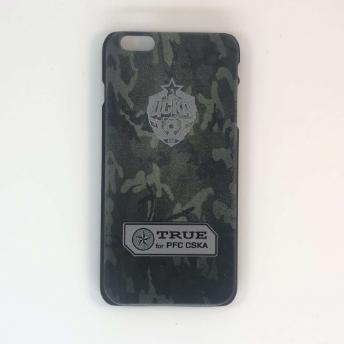 Чехол для IPHONE 6 PLUS SOFT TOUCH фк цска милитари лого ПФцска006-38 ПФЦСКА006-38