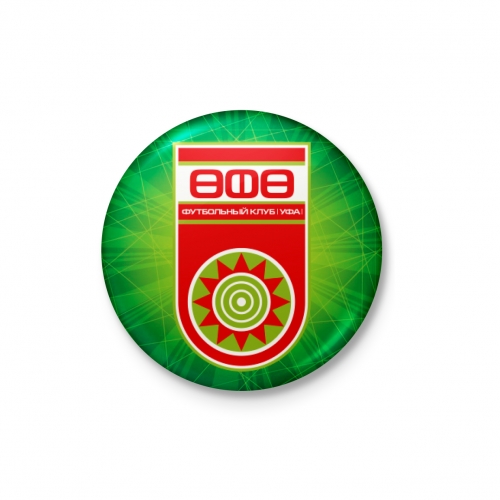Значок фк уфа логотип зеленый ПФуфа0005-01 ПФУФА0005-01