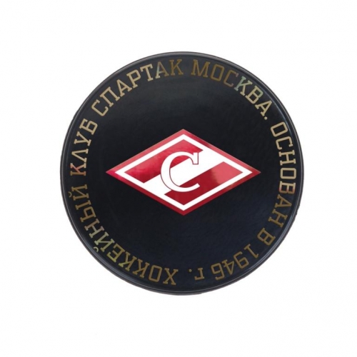 Шайба сувенирная с элементами золота сПАРТАК МОсКВА ПФсМ018-00 ПФСМ018-00