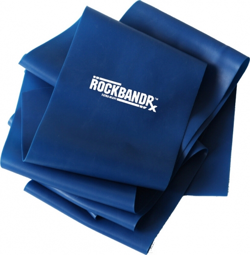 Эластичная лента RockTape ROCKBANDRX 4мх12смх0,7мм синяя 4RTRB-RX-BLU