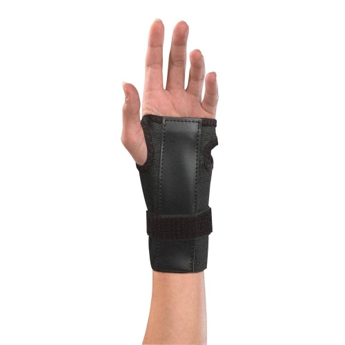 Бандаж на запястье MUELLER WRIST BRASE WITH SPLINT черный 300