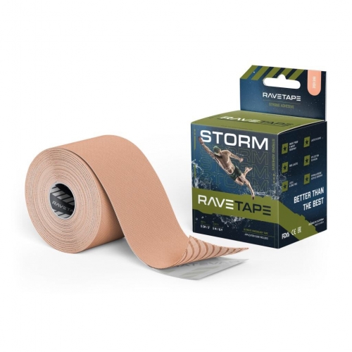 Тейп RAVETAPE STORM 5см х 5м, BEIGE RVTS-BGE-55