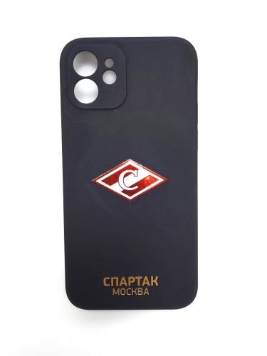 Чехол для IPHONE 12 спартак москва черный золотой пфсмр000-08 ПФСМР000-08