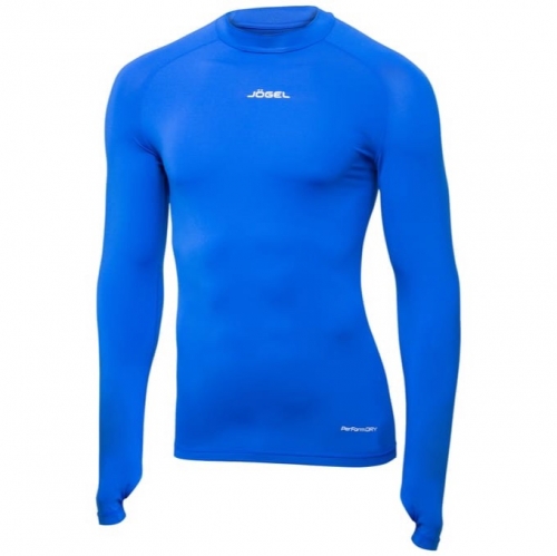 Футболка компрессионная JOGEL Camp PerFormDRY Top LS (JBL-1200-071), синий/белый ут-00016266 УТ-00016266