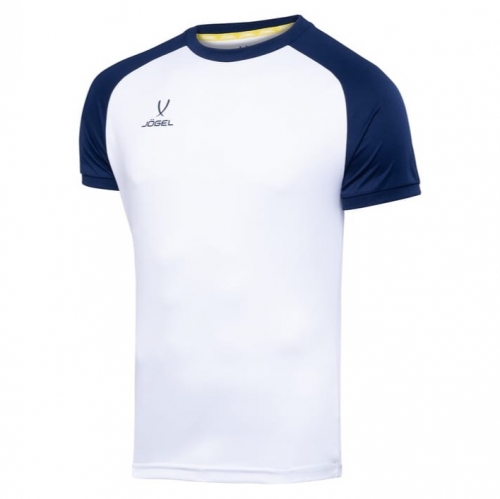 Футболка игровая JOGEL CAMP REGLAN Jersey (JFT-1021), белый/темно-синий ут-00016177 УТ-00016177