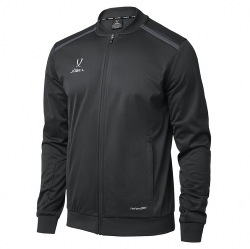 Олимпийка JOGEL DIVISION PerFormDRY Pre-match Knit Jacket, черный ут-00020941 УТ-00020941