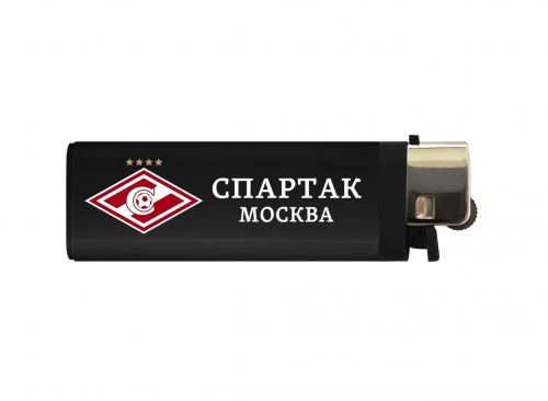 Зажигалка механическая фк спартак москва черная пфсм014-02 ПФСМ014-02