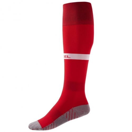 Гетры JOGEL CAMP ADVANCED SOCKS красный/белый цб-00001339 ЦБ-00001339