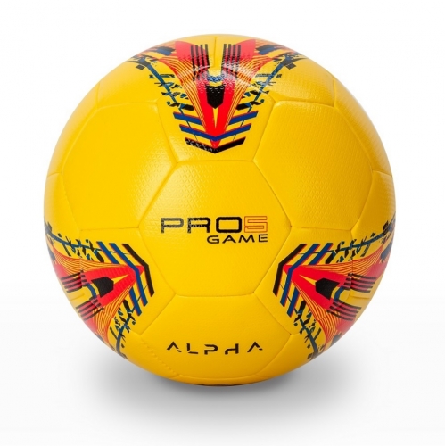 Футбольный мяч ALPHAKEEPERS PRO GAME YELLOW/RED 83017 83017 YELLOW/RED