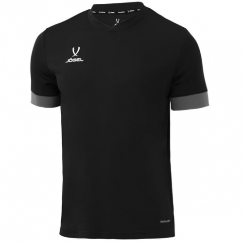 Футболка игровая JOGEL DIVISION PerFormDRY Union Jersey, черный/темно-серый/белый ут-00020589 УТ-00020589