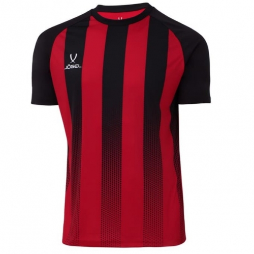 Футболка игровая JOGEL CAMP Striped Jersey, красный/черные ут-00020559 УТ-00020559