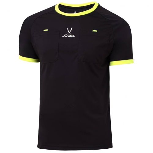 Футболка судейская JOGEL Referee tee, черный ут-00020548 УТ-00020548