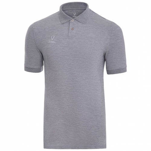 Поло JOGEL ESSENTIAL Cotton Polo, серый меланж, цб-00002484 ЦБ-00002484