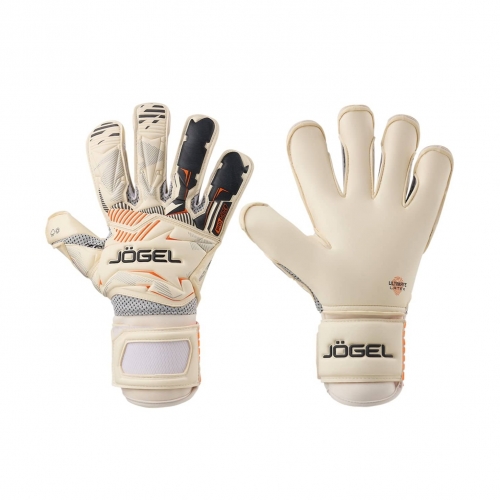 Вратарские перчатки JOGEL MAGNUM UL4 ROLL-HYBRID, белый цб-00002239 ЦБ-00002239