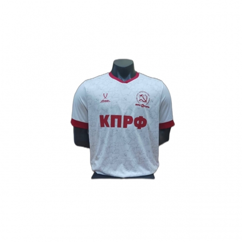 Футболка игровая JOGEL PerFormDRY KPRF Away Jersey White (2023/24), белый цб-00002931 ЦБ-00002931