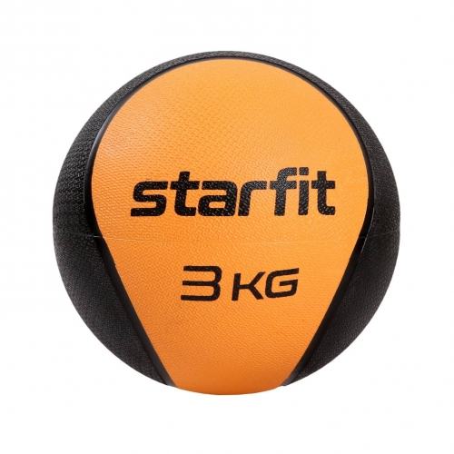 Медбол высокой плотности STARFIT GB-702 3 кг, оранжевый ут-00018936 УТ-00018936