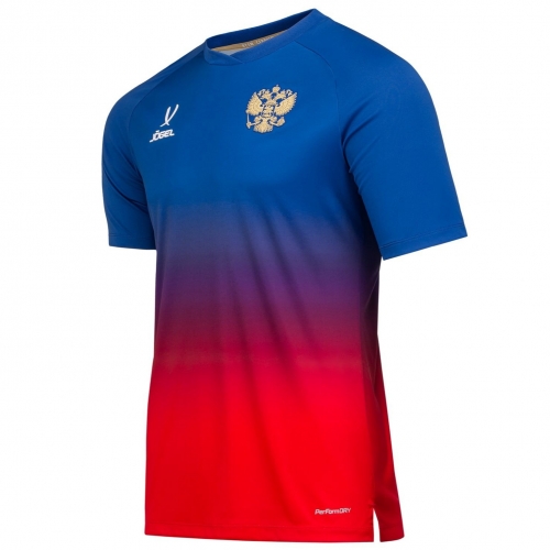 Футболка тренировочная Jogel NATIONAL PerFormDRY Pre-Match Tee, сине-красный цб-00003111 ЦБ-00003111