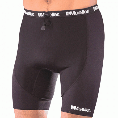 Шорты компрессионные MUELLER MULTI-SPORT COMPRESSION SHORTS W/DREATHABLE PANEL ч 59103