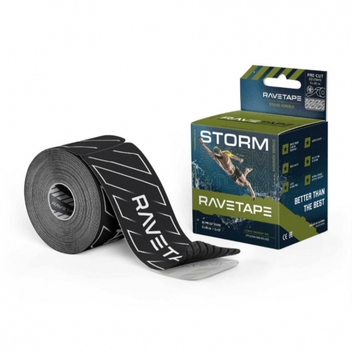 Тейп RAVETAPE STORM 5см х 5м (Reflex),P BLACK RVTS-RFLX-55