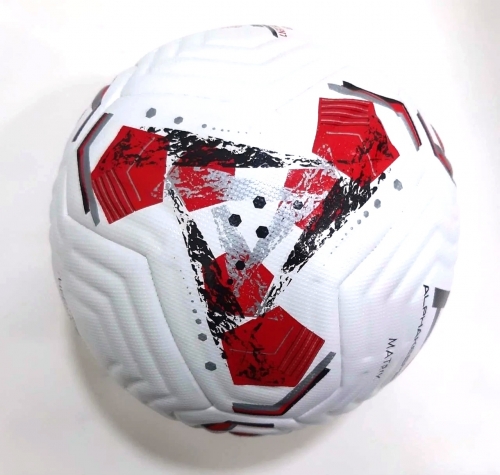 Футбольный мяч ALPHAKEEPERS MATRIX р.4 white/red 8404