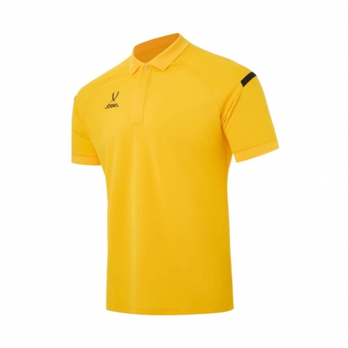 Поло JOGEL CAMP 2 Poly Polo, желтый-черный цб-00004730 ЦБ-00004730