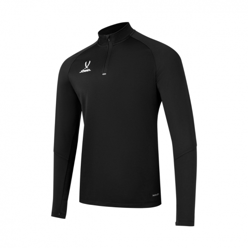 Джемпер тренировочный Jogel PREMIER PerFormDRY Training 1/4 Zip Fleece Top, черный 99 цб-00004961 ЦБ-00004961