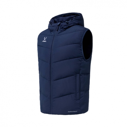 Жилетка утеп. с капюшоном JOGEL ESSENTIAL PERFORMPROOF PADDED HOODED VEST, т-синий цб-00005351 ЦБ-00005351