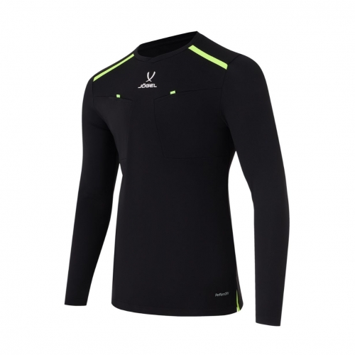 Футболка судейская JOGEL DIVISION PerFormDRY Referee LS Tee, черный цб-00004997 ЦБ-00004997