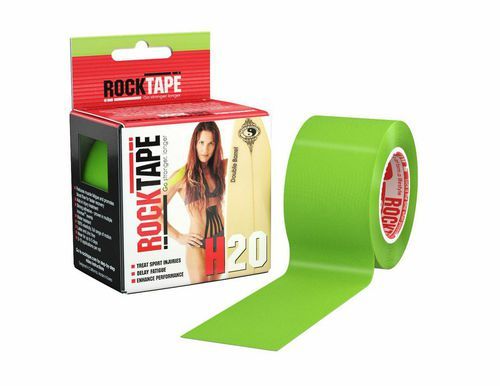 Тейп RockTape кинезиотейп H2O, 5см х 5м, лайм-зеленый RCT100-NGNH2O-OS