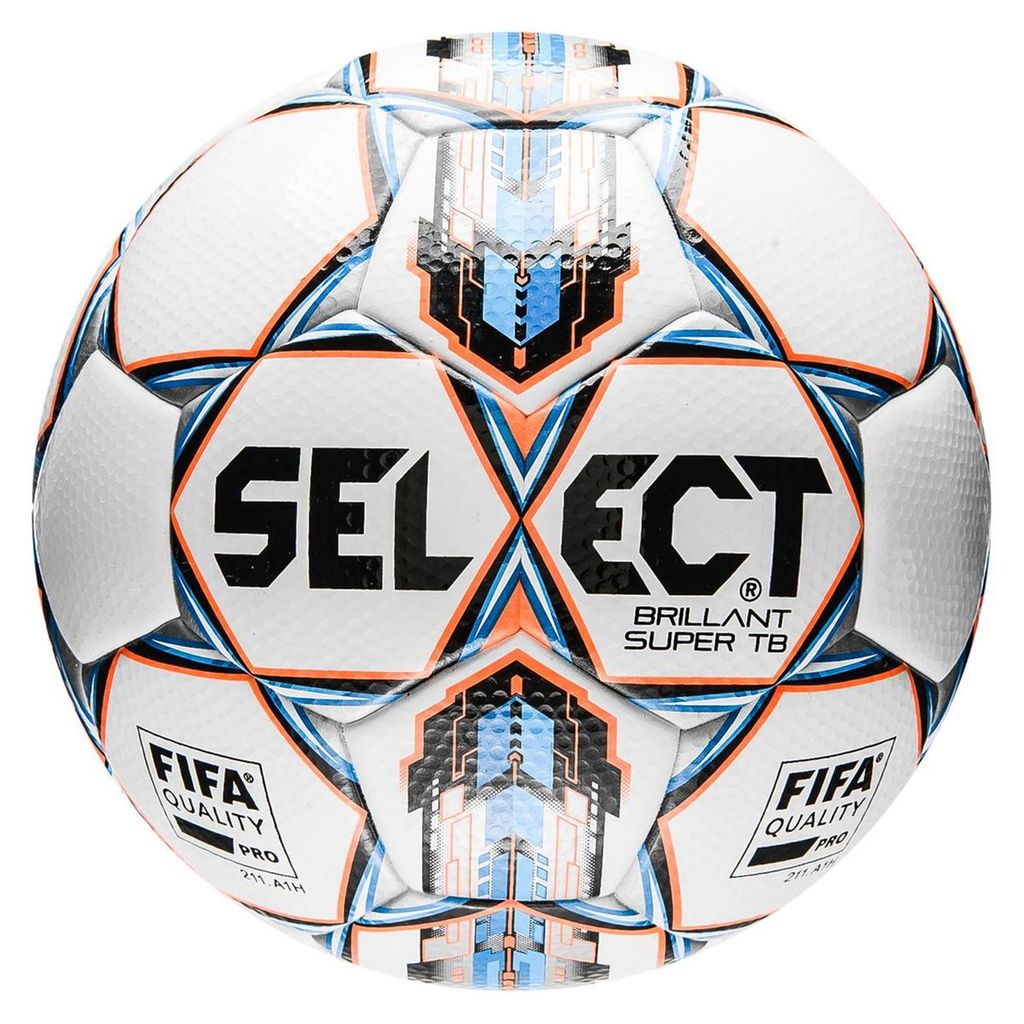 Футбольный мяч SELECT BRILLANT SUPER TB бел/син/оранж 810316-002