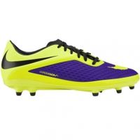 Бутсы NIKE HYPERVENOM PHELON FG (Жёлтый-Фиолетовый) 599730-570 - вид 1 миниатюра