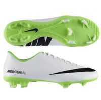 Бутсы NIKE MERCURIAL VICTORY IV FG (Белый-Зелёный) Бутсы NIKE MERCURIAL VICTORY IV FG (Белый-Зелёный)
