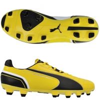 Бутсы PUMA MOMENTTA FG (Жёлтый-Чёрный)
