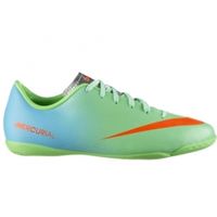 Игровая обувь для зала NIKE MERCURIAL VICTORY IV IC (Зелёный) 555614-380 - вид 1 миниатюра