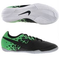 Игровая обувь для зала NIKE FC247 ELASTICO II (Чёрный-Зелёный)