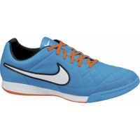 Игровая обувь для зала NIKE TIEMPO LEGACY IC (Голубой-Оранжевый) 631522-418 - вид 1 миниатюра