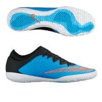 Игровая обувь для зала NIKE FC247 ELASTICO FINALE III IC (Чёрный-Синий)