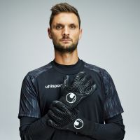 Вратарские перчатки UHLSPORT SPEED CONTACT BLACK SUPERGRIP+ HN 1011285012023 - вид 6 миниатюра