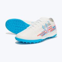 Бутсы многошиповые Evofly TF PRO White/blue ЦБ-00004195 - вид 1 миниатюра