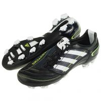 Бутсы футбольные Adidas Predator X TRX FG (черный/зеленый)